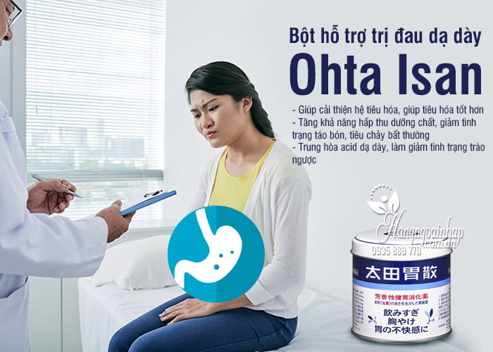 Bột hỗ trợ trị đau dạ dày Ohta Isan của Nhật Bản chính hãng 4