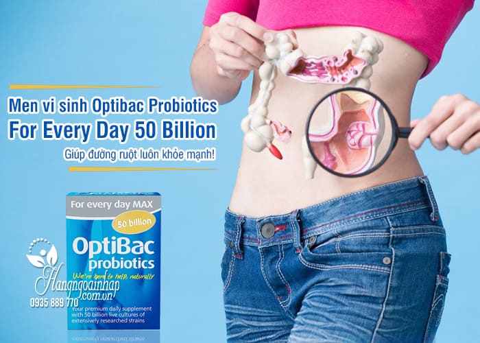 Men vi sinh Optibac Probiotics For Every Day 50 Billion  1