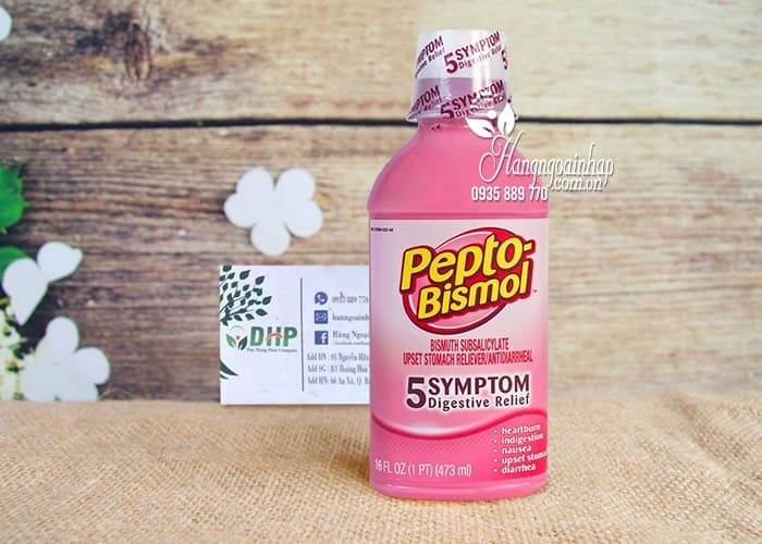 Siro chuyên trị tiêu hóa dạ dày Pepto Bismol 473ml của Mỹ 9