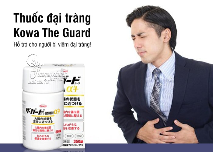 Thuốc đại tràng Kowa The Guard của Nhật, 350, 550 viên 5