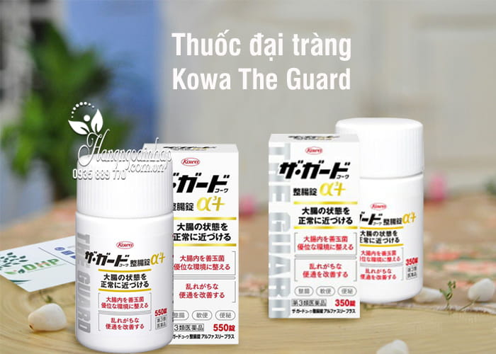 Thuốc đại tràng Kowa The Guard của Nhật, 350, 550 viên 1