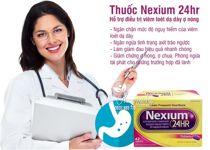 Thuốc Nexium 24hr - Hỗ trợ điều trị viêm loét dạ dày ợ nóng 7