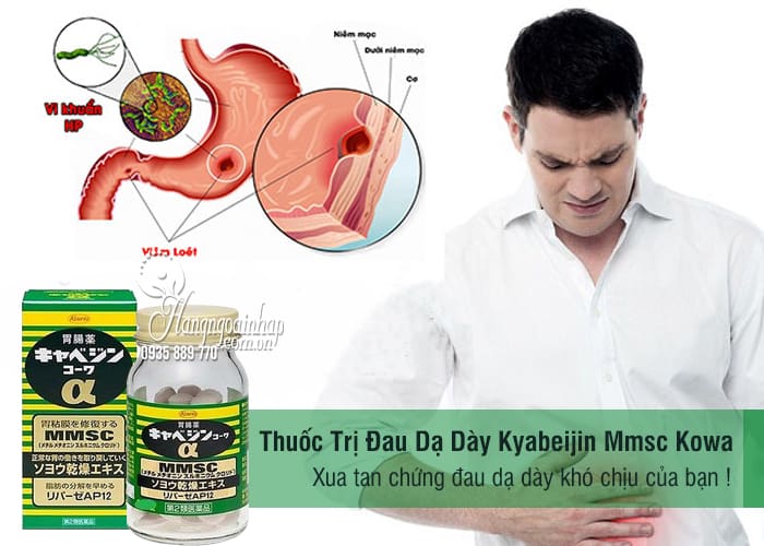 Thuốc Trị Đau Dạ Dày Kyabeijin Mmsc Kowa 300 Viên Của Nhật 4