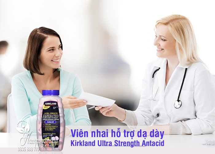 Viên nhai hỗ trợ dạ dày Kirkland Ultra Strength Antacid 265 viên 8