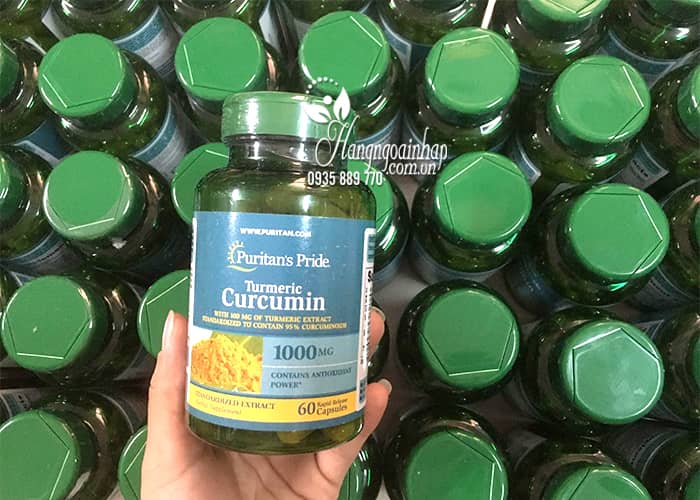 Viên tinh chất nghệ Turmeric Curcumin 1000mg hộp 60 viên 9