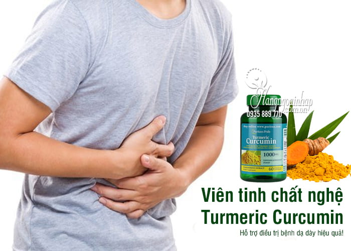 Viên tinh chất nghệ Turmeric Curcumin 1000mg hộp 60 viên 2