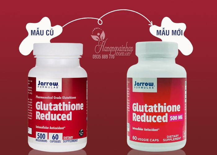 Glutathione Reduced 500mg-Làm Trắng Da, Chống Lão Hóa, Giải Độc Gan 3
