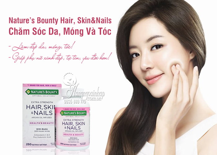 Nature's Bounty Hair, Skin & Nails 250 Viên Của Mỹ, giá tốt