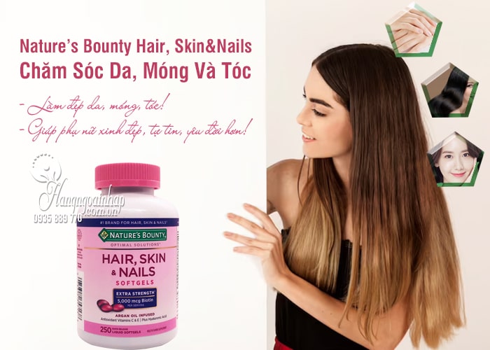 Nature’s Bounty Hair, Skin & Nails 250 Viên Của Mỹ 99
