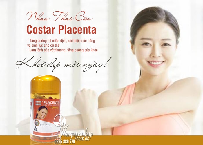 Nhau Thai Cừu Costar Placenta 15000mg Úc Hộp 100 Viên 3