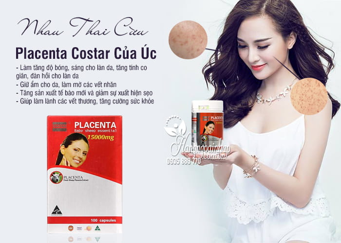 Nhau Thai Cừu Placenta Costar Của Úc 15000mg 100 Viên 6