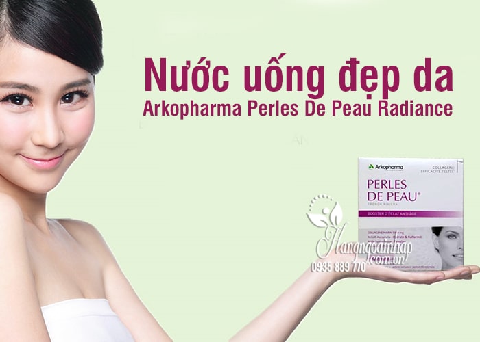 Nước uống đẹp da Arkopharma Perles De Peau Radiance 10 lọ 3