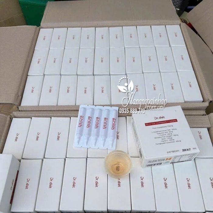 Nước uống hỗ trợ trắng da Dr Diet Sunshine Glutathione 10X 90