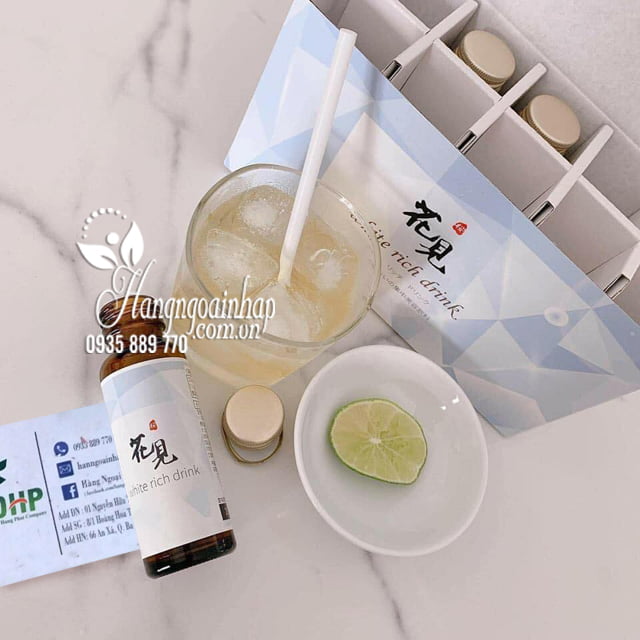 Nước uống trắng da cao cấp White Rich Drink của Nhật Bản 8