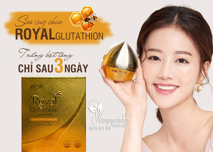 Sữa ong chúa Genie Royal Glutathione 5000mg của Hàn 1