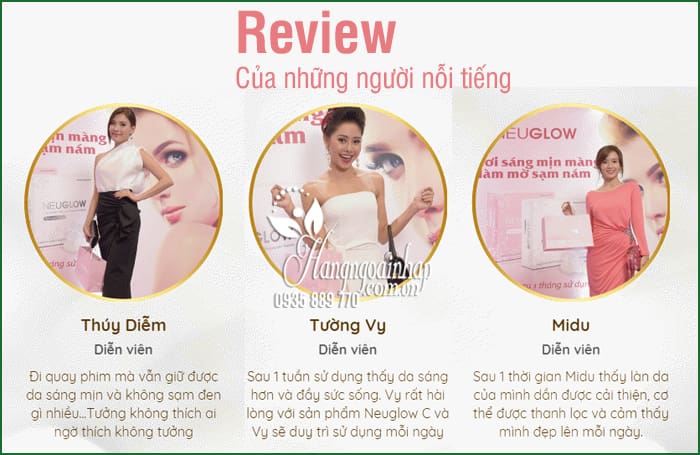 Viên sủi trắng da NeuGlow C Glutathione & Vitamin C 28 viên 1