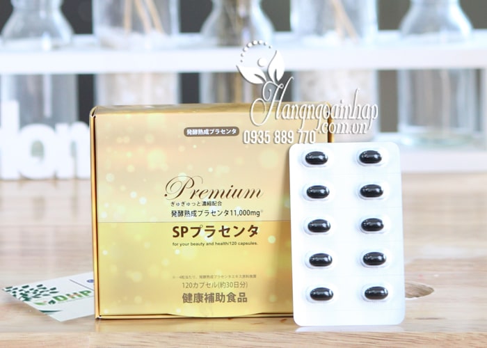  Viên uống nhau thai lên men Premium SP 11000mg của Nhật Bản 9