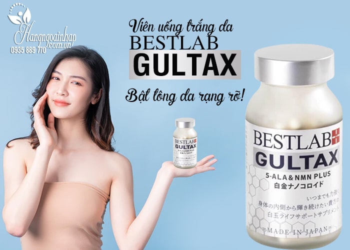 Viên uống trắng da Bestlab Gultax 90 viên của Nhật Bản 5