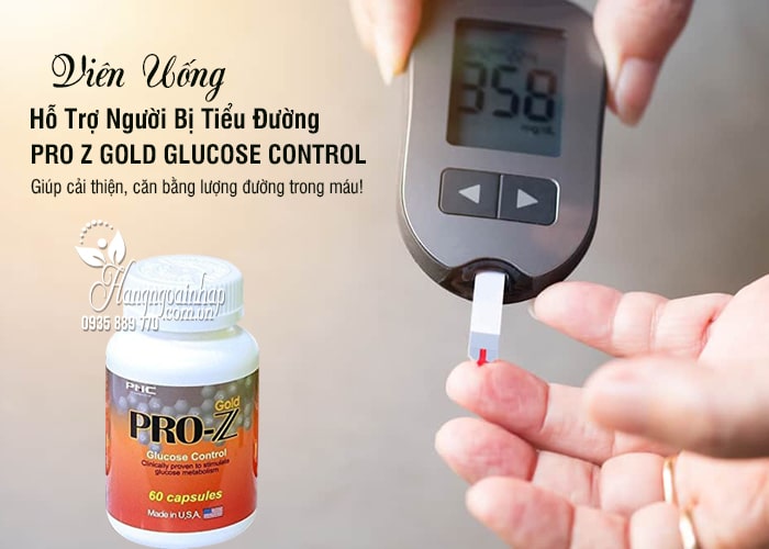 Viên Uống Pro Z Gold Glucose Control Hỗ Trợ Người Bị Tiểu Đường 3