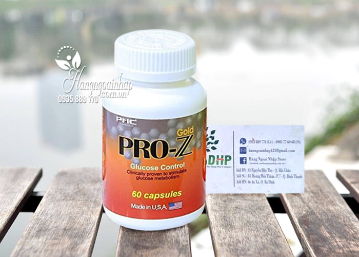 Viên Uống Pro Z Gold Glucose Control Hỗ Trợ Người Bị Tiểu Đường 0
