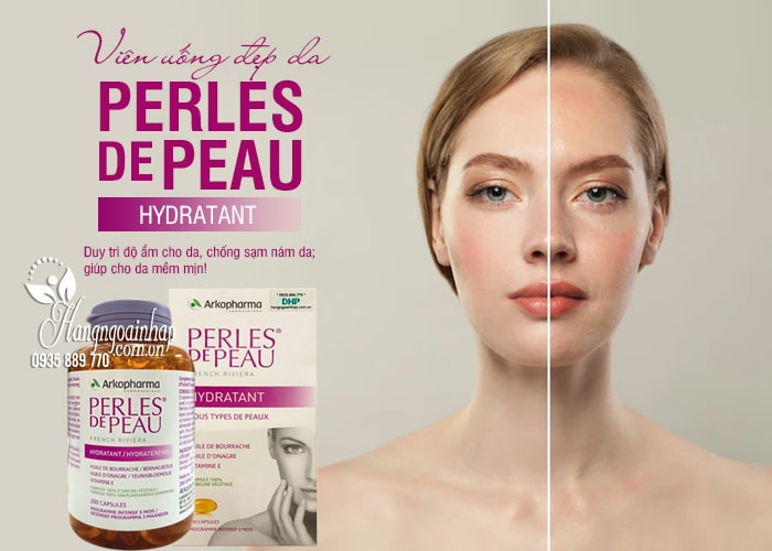 Collagen Skin Pearls Moisturizing 200 viên của Pháp 3