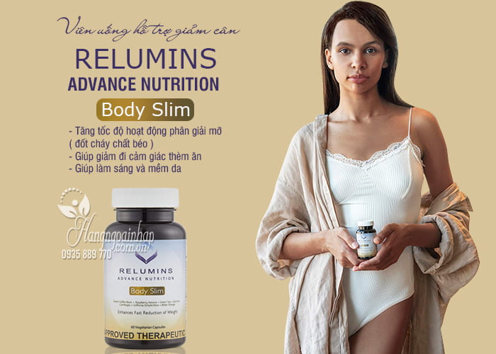 Viên uống hỗ trợ giảm cân Relumins Advance Nutrition Body Slim 60 viên của Mỹ2