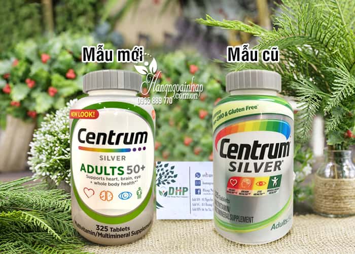 Vitamin tổng hợp Centrum Silver Adults 50+ 325 viên của Mỹ 2