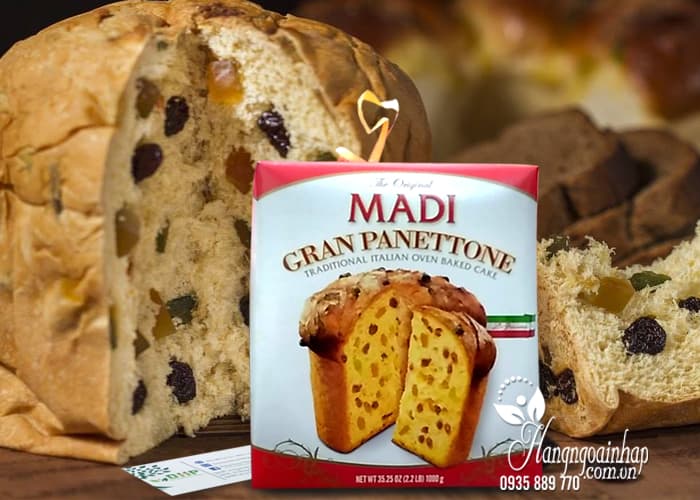  Bánh Madi Gran Panettone 1kg truyền thống của Ý 2