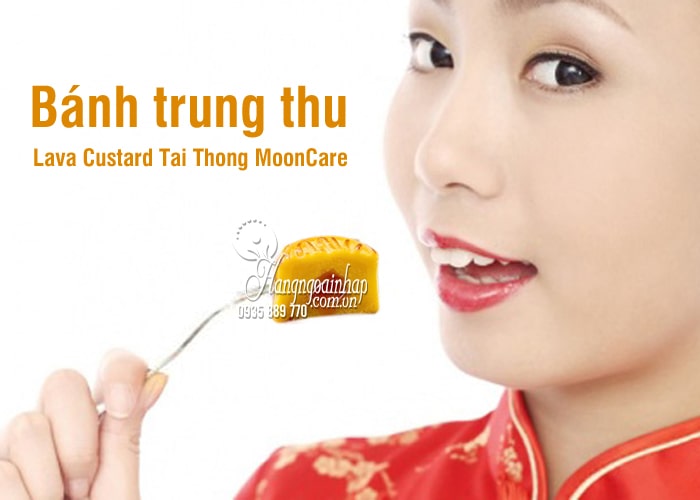 Bánh trung thu Lava Custard Tai Thong MoonCare hộp 8 cái 1