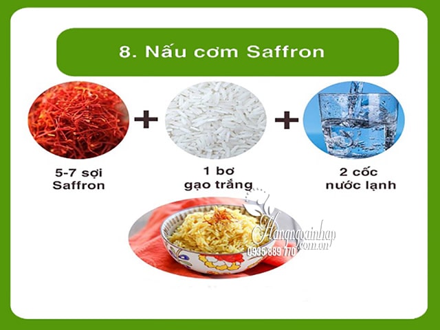 Nhụy hoa nghệ tây Saffron Badiee - Vàng đỏ của Iran 7