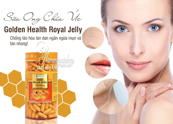 Sữa Ong Chúa Úc Golden Health Royal Jelly 1600mg 365 Viên 1