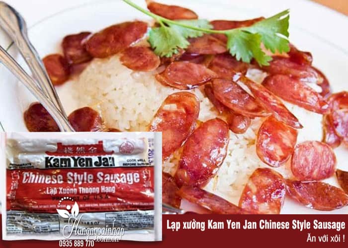 Lạp xưởng thượng hạng Kam Yen Jan Chinese Style Sausage của Mỹ 2