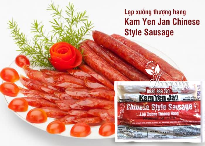 Lạp xưởng thượng hạng Kam Yen Jan Chinese Style Sausage của Mỹ