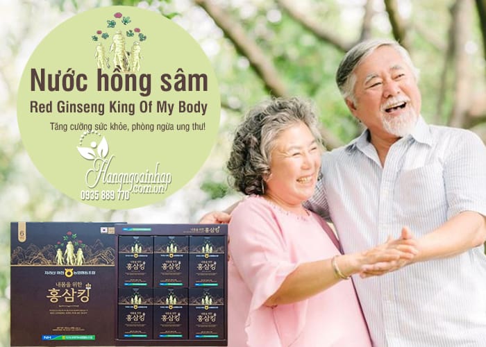 Nước hồng sâm Red Ginseng King Of My Body Hàn Quốc 30 gói 1