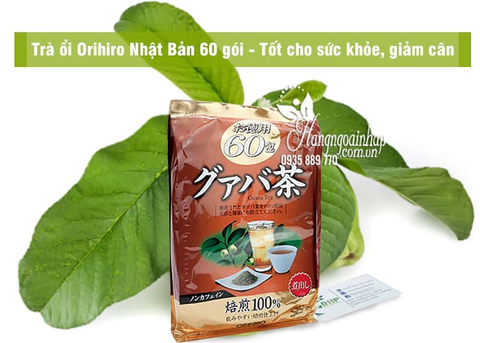 Trà ổi Orihiro Nhật Bản 60 gói - Tốt cho sức khỏe, giảm cân 1