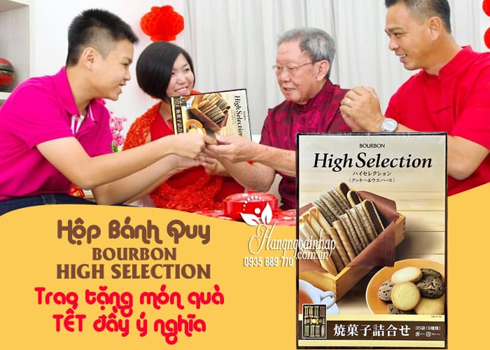 Hộp Bánh Quy Bourbon High Selection Của Nhật4
