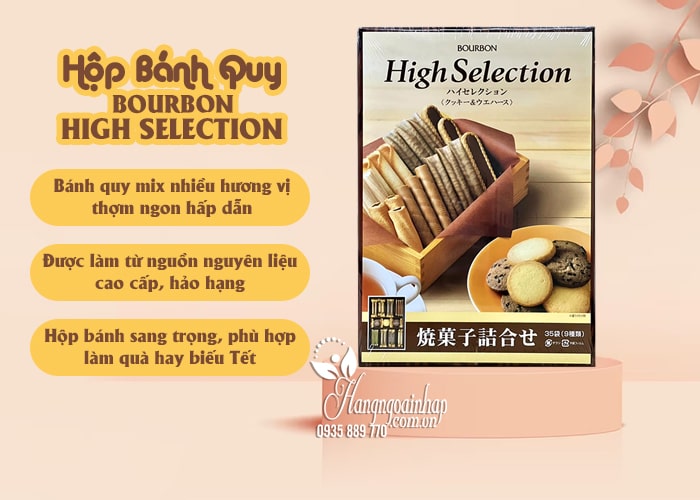 Hộp Bánh Quy Bourbon High Selection Của Nhật 5