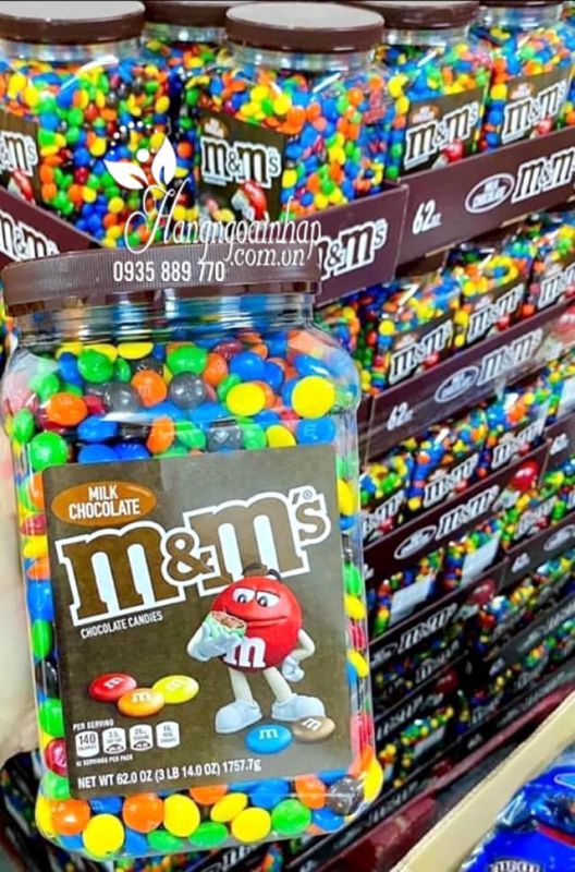 Kẹo Socola M&M Milk Chocolate 1757g Của Mỹ 00