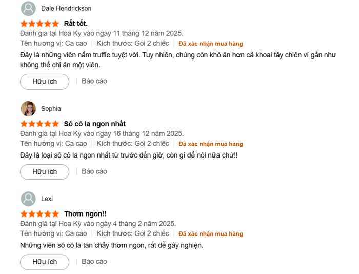 Socola đắng muối biển Dark Chocolate Truffles With Sea Salt