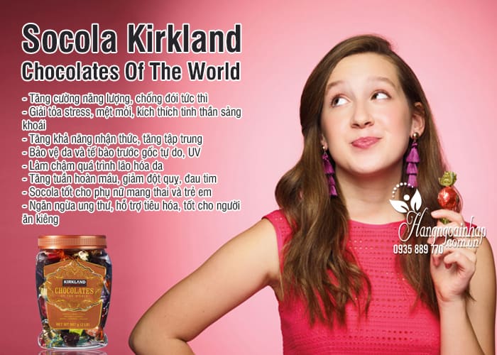 Socola Kirkland Chocolates Of The World 907g 2