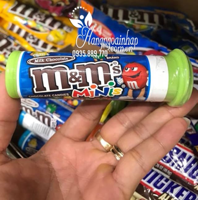 Socola M&M mini 30,6g xách tay Mỹ - Dạng thỏi tiện lợi 1