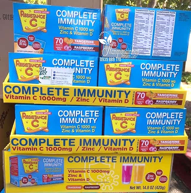 Bột sủi C tăng đề kháng Resistance C Complete Immunity  9