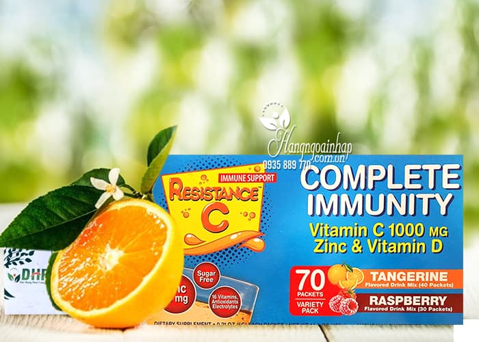 Bột sủi C tăng đề kháng Resistance C Complete Immunity  4