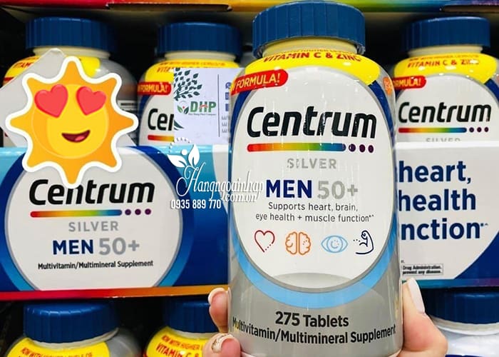 Centrum Silver Ultra Mens 50+ 275 Viên Của Mỹ 89