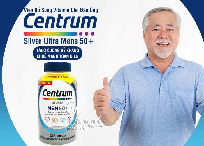 Centrum Silver Ultra Mens 50+ 275 Viên Của Mỹ 1