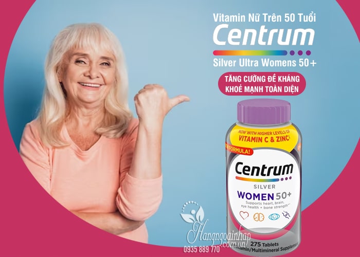 Centrum Silver Ultra Womens 50+ Của Mỹ - Vitamin Nữ Trên 50 Tuổi 1