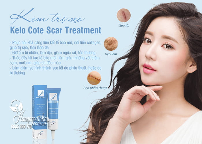 Kem trị sẹo Kelo Cote Scar Treatment 15g chính hãng Mỹ 6