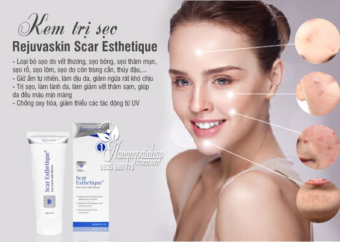 Kem trị sẹo Rejuvaskin Scar Esthetique chính hãng Mỹ 8