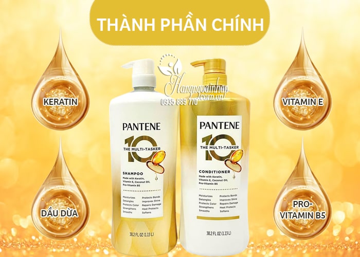 dầu gội Pantene Multi Tasker thành phần