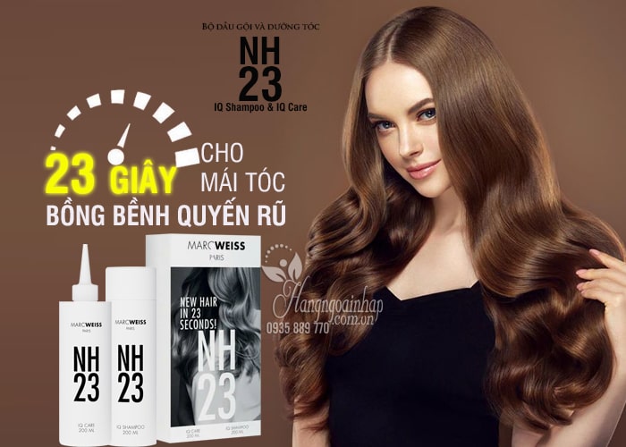 Bộ dầu gội và dưỡng tóc NH23 IQ Shampoo & IQ Care 1